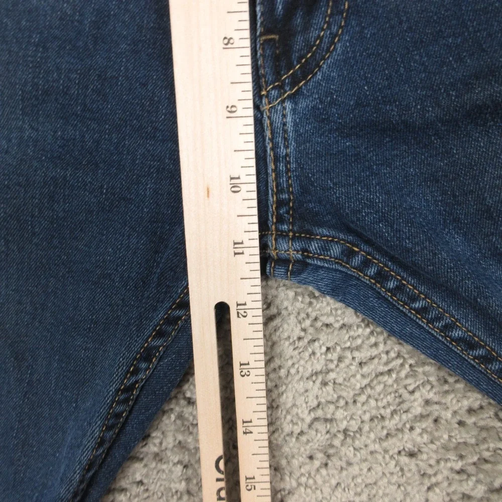 Levis Jeans Mens 34x34 Blue 505 Regular Straight Faded‎ Whisker ZipDenim Pants